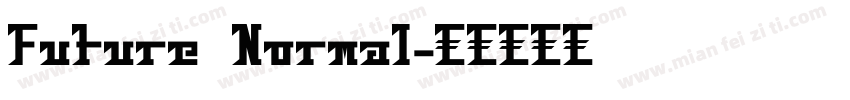 Future Normal字体转换
